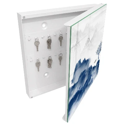 Armoire à clés décorative Montagnes mystérieuses