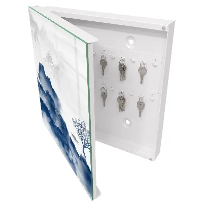Armoire à clés décorative Montagnes mystérieuses