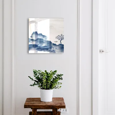 Armoire à clés décorative Montagnes mystérieuses