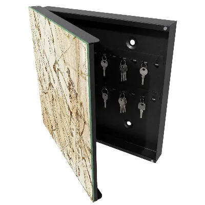 Armoire à clés design Composition abstraite