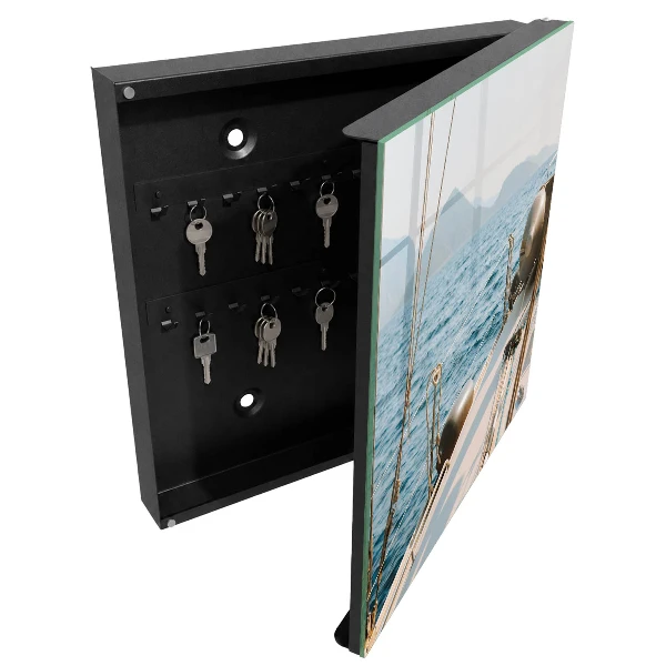Armoire à clés décorative Voyage en mer