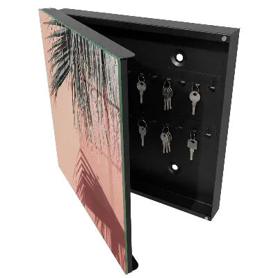 Boîte à clés murale décorative Élégance tropicale