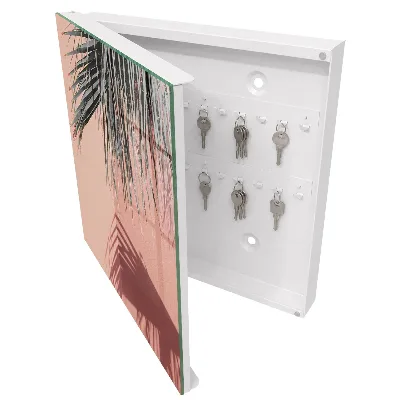 Boîte à clés murale décorative Élégance tropicale