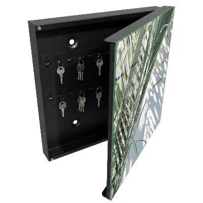 Armoire à clés décorative Palmiers et ombres