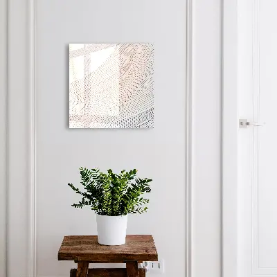 Armoire à clés décorative Lignes ondulées