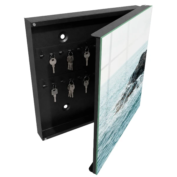 Armoire à clés design Vagues de la mer