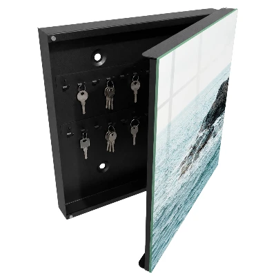 Armoire à clés design Vagues de la mer