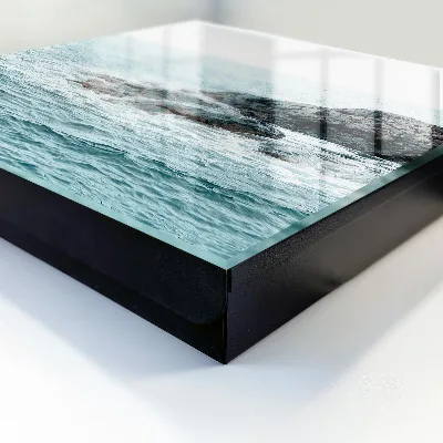 Armoire à clés design Vagues de la mer