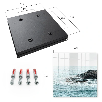 Armoire à clés design Vagues de la mer