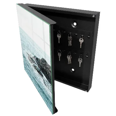 Armoire à clés design Vagues de la mer