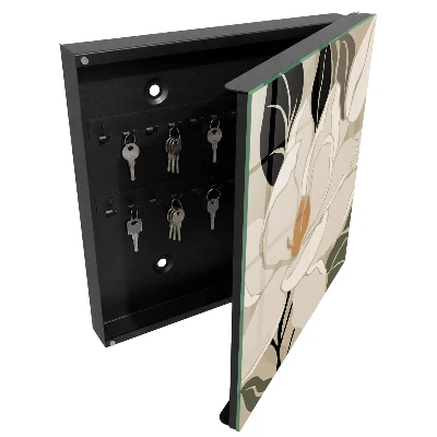 Armoire à clés décorative Élégance végétale