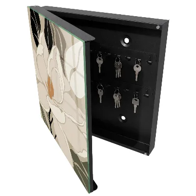 Armoire à clés décorative Élégance végétale