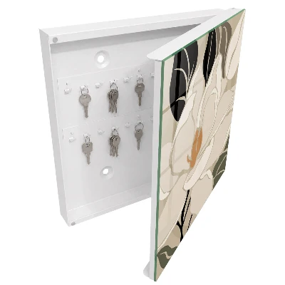 Armoire à clés décorative Élégance végétale