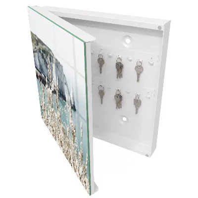 Armoire à clés design Falaises et herbes