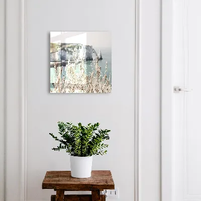 Armoire à clés design Falaises et herbes