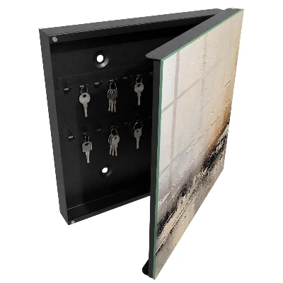 Armoire à clés décorative Peinture abstraite de paysage