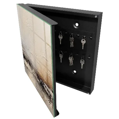 Armoire à clés décorative Peinture abstraite de paysage