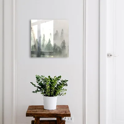 Armoire à clés décorative Forêt brumeuse