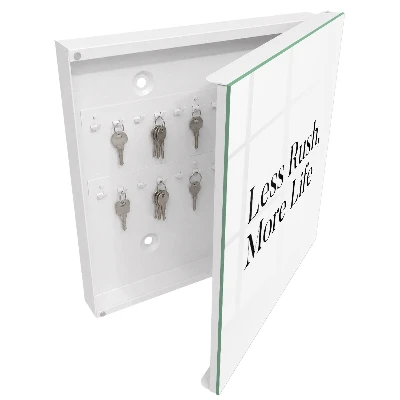 Armoire à clés décorative Moins de stress, plus de vie