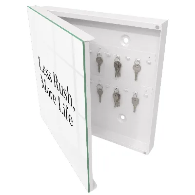 Armoire à clés décorative Moins de stress, plus de vie