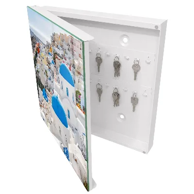 Armoire à clés décorative Vues grecques