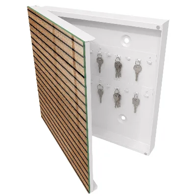 Armoire à clés décorative Panneaux en bois