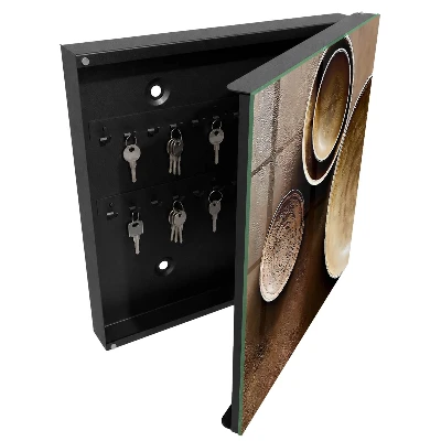 Armoire à clés décorative Ensemble marron
