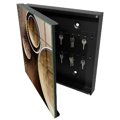Armoire à clés décorative Ensemble marron