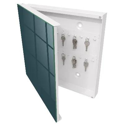 Armoire à clés design Turquoise