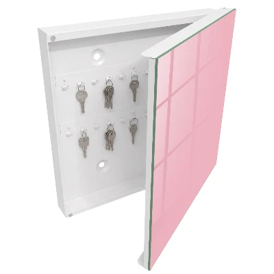 Armoire à clés décorative Rose clair