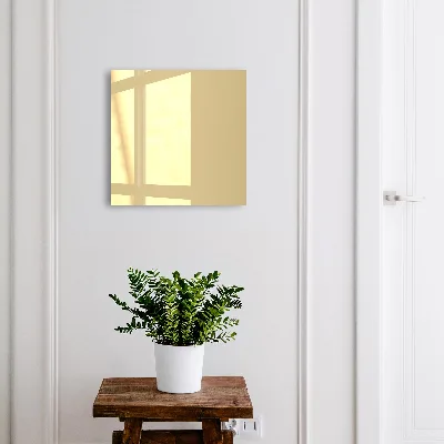 Armoire à clés décorative Couleur moutarde