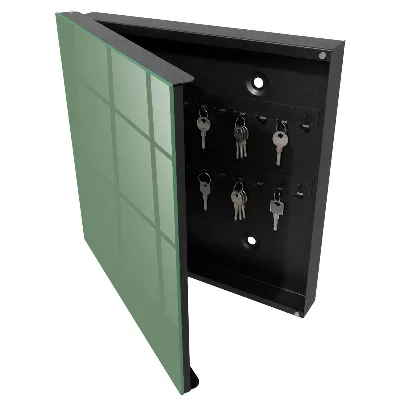 Armoire à clés design Vert délavé
