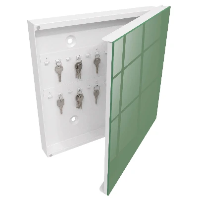Armoire à clés design Vert délavé