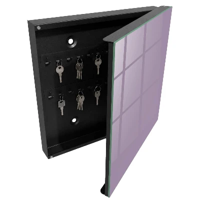 Boîte à clés murale décorative Lilas violet