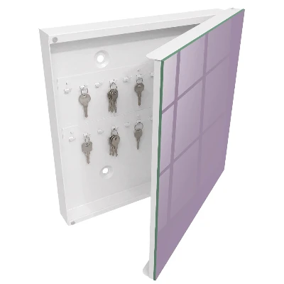 Boîte à clés murale décorative Lilas violet