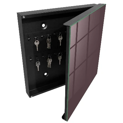 Armoire à clés décorative Couleur grise