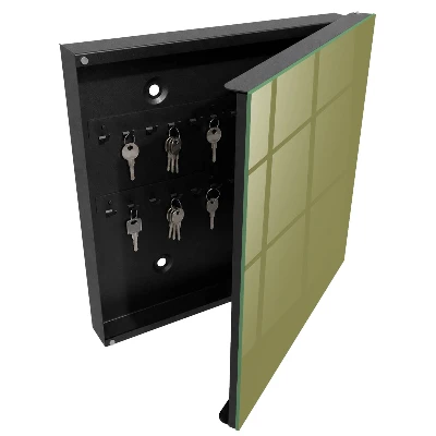 Armoire à clés design Herbe verte