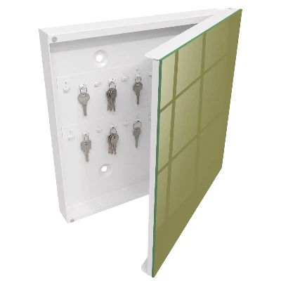 Armoire à clés design Herbe verte