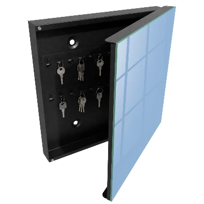 Armoire à clés design Bleu bébé