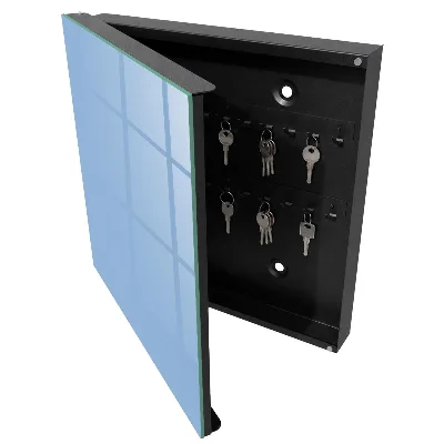 Armoire à clés design Bleu bébé