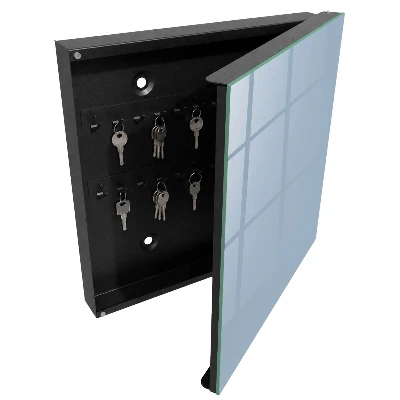 Armoire à clés décorative Bleu pastel
