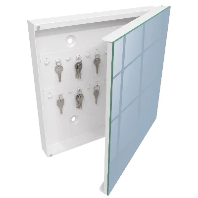Armoire à clés décorative Bleu pastel