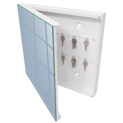 Armoire à clés décorative Bleu pastel