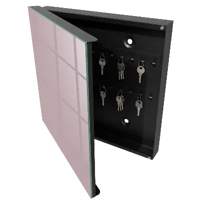 Boîte à clés murale décorative Lilas pastel