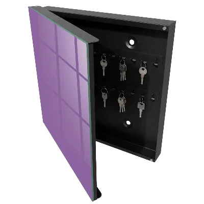 Armoire à clés décorative Violet