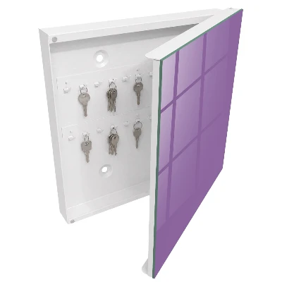 Armoire à clés décorative Violet