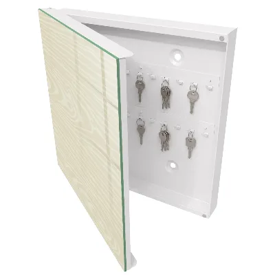 Armoire à clés décorative Structure en bois
