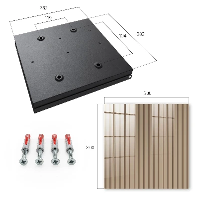 Armoire à clés décorative Rayures apaisantes