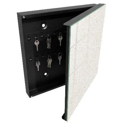 Armoire à clés design Motif à pois