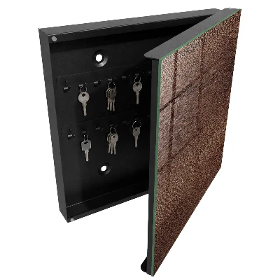 Armoire à clés design Bois brun